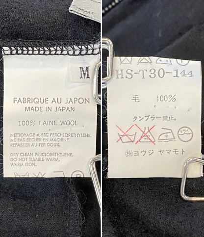 YOHJI YAMAMOTO POUR HOMME ニット 92AW グローブ付きハイネック ブラック メンズ SIZE M ヨウジヤマモトプールオム