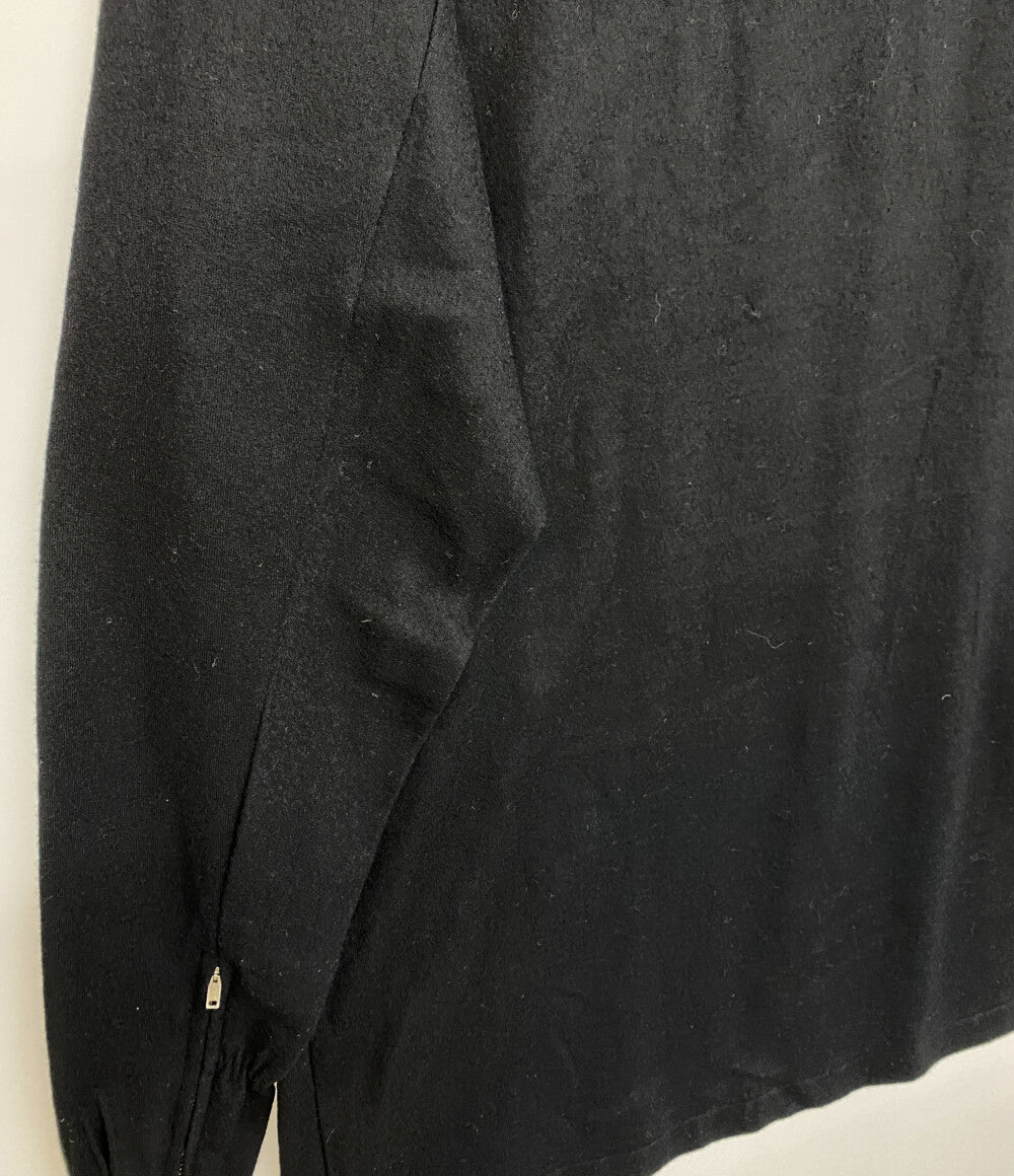 YOHJI YAMAMOTO POUR HOMME ニット 92AW グローブ付きハイネック ブラック メンズ SIZE M ヨウジヤマモトプールオム