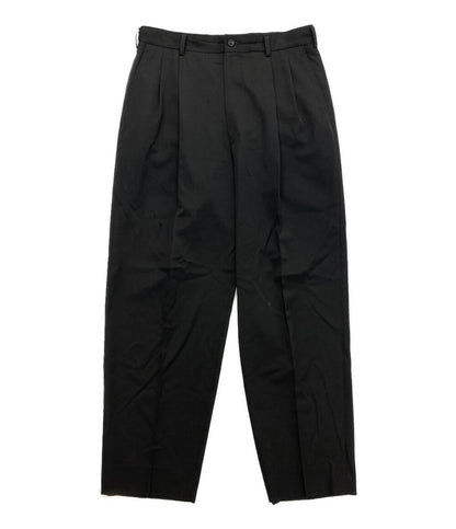 COMME des GARCONS HOMME パンツ 98SS スラックス ウールギャバ ブラック HP-17030L メンズ SIZE L コムデギャルソンオム