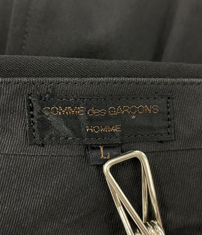 COMME des GARCONS HOMME パンツ 98SS スラックス ウールギャバ ブラック HP-17030L メンズ SIZE L コムデギャルソンオム