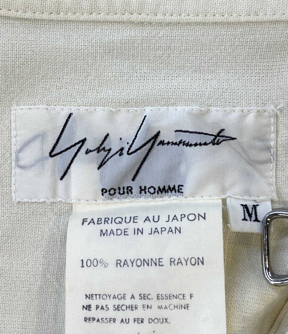 YOHJI YAMAMOTO POUR HOMME 91AW シャツジャケット メンズ SIZE M ヨウジヤマモトプールオム