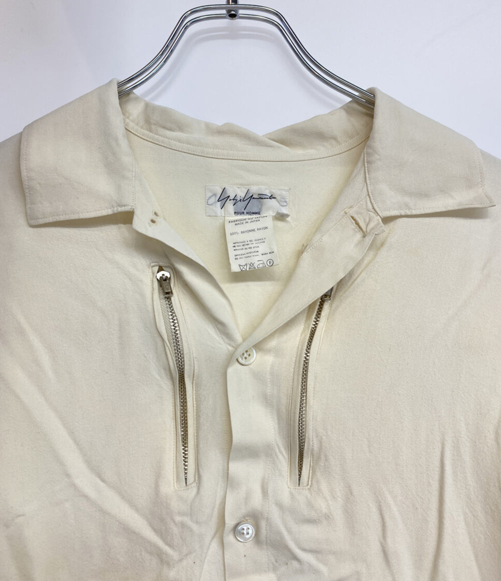 YOHJI YAMAMOTO POUR HOMME 91AW シャツジャケット メンズ SIZE M ヨウジヤマモトプールオム