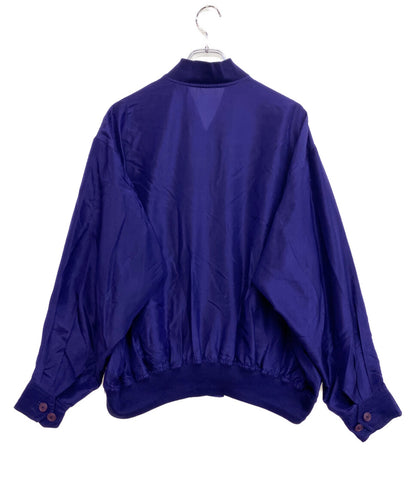 ISSEY MIYAKE MEN 80s 筆タグ シルクシャツジャケット パープル メンズ SIZE M イッセイミヤケ メン