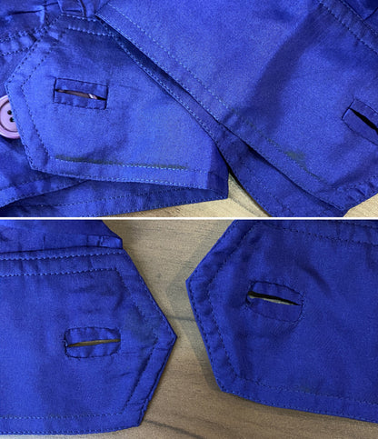 ISSEY MIYAKE MEN 80s 筆タグ シルクシャツジャケット パープル メンズ SIZE M イッセイミヤケ メン
