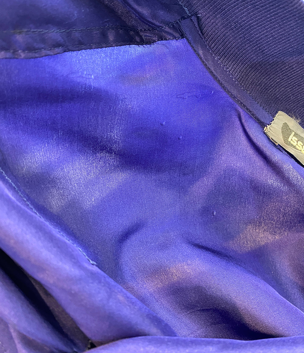 ISSEY MIYAKE MEN 80s 筆タグ シルクシャツジャケット パープル メンズ SIZE M イッセイミヤケ メン