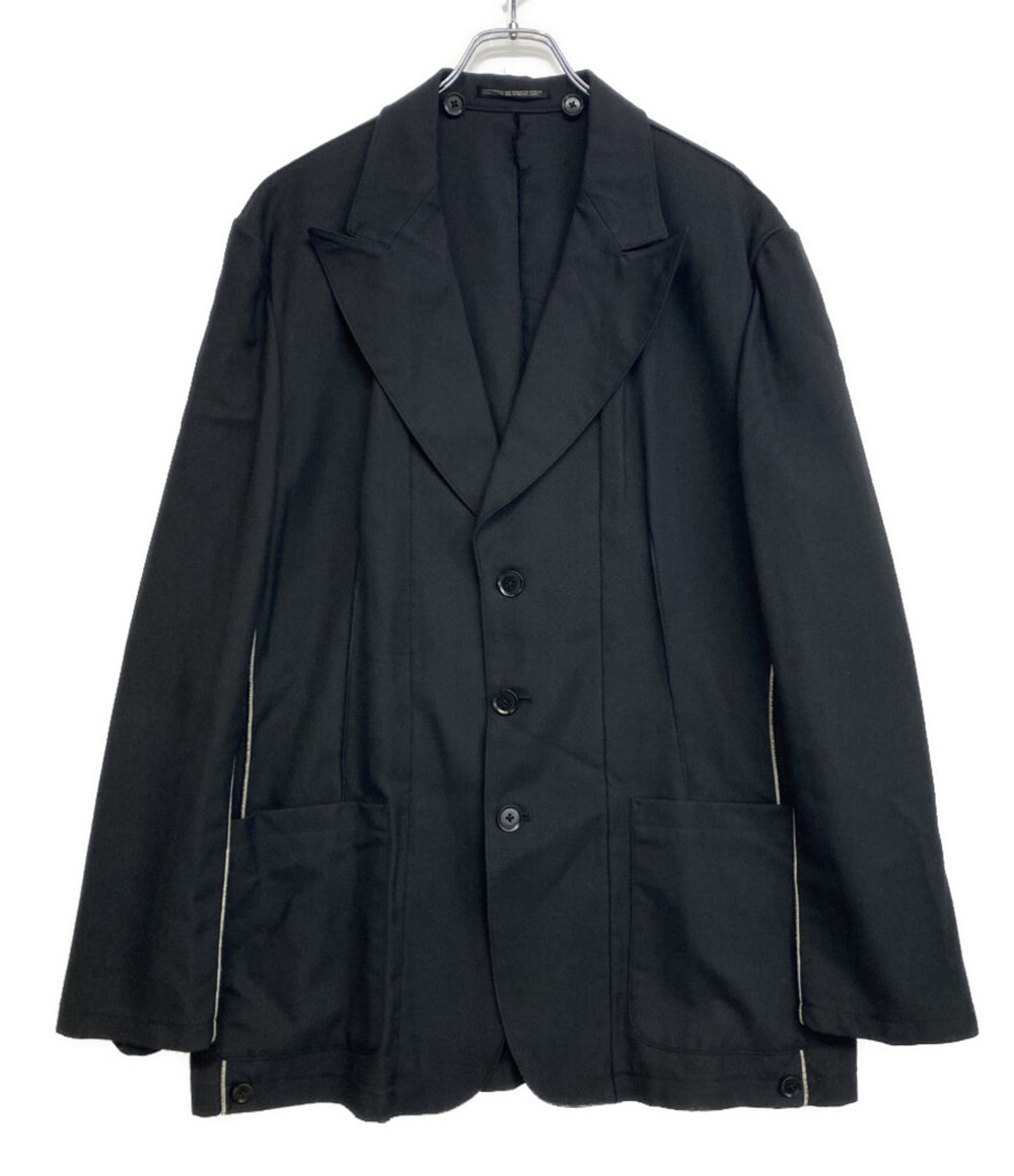 YOHJI YAMAMOTO テーラードジャケット 右前耳使い箱ポケット バイ