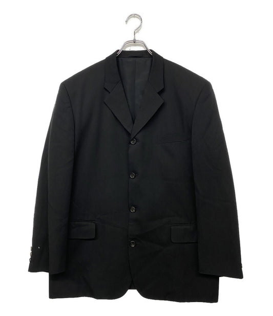 COMME des GARCONS HOMME テーラードジャケット 98SS ウールギャバ ブラック メンズ SIZE L コムデギャルソンオム