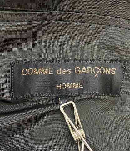 COMME des GARCONS HOMME テーラードジャケット 98SS ウールギャバ ブラック メンズ SIZE L コムデギャルソンオム