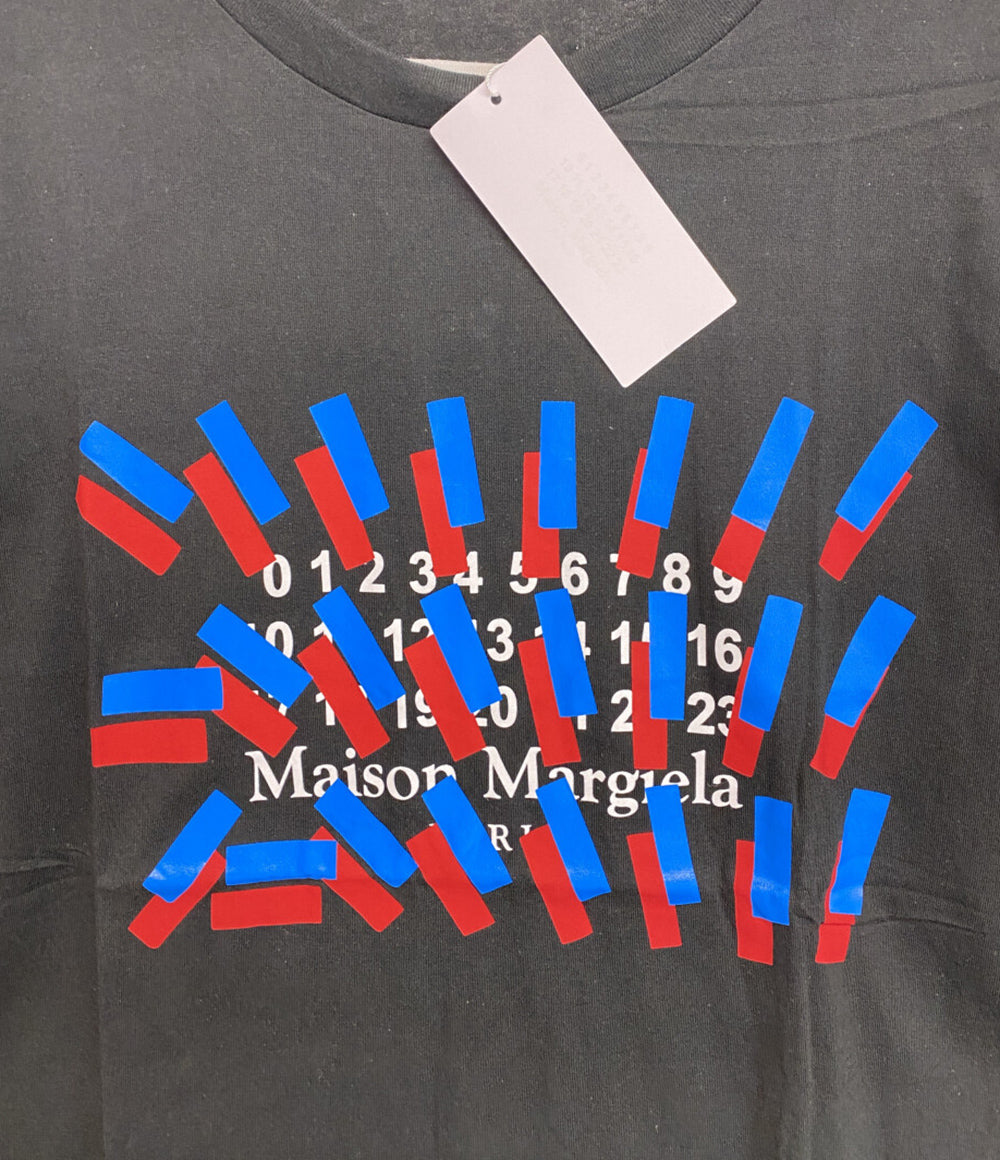 Maison Margiela 半袖Ｔシャツ 21SS カレンダーロゴTee ブラック メンズ SIZE 48 メゾンマルジェラ