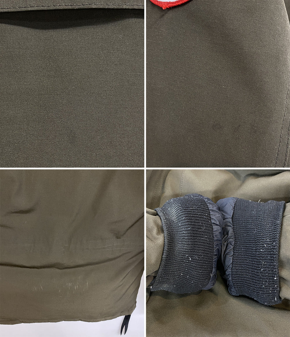 CANADA GOOSE ダウンジャケット カムループス カーキ 4078JM R メンズ SIZE XL カナダグース