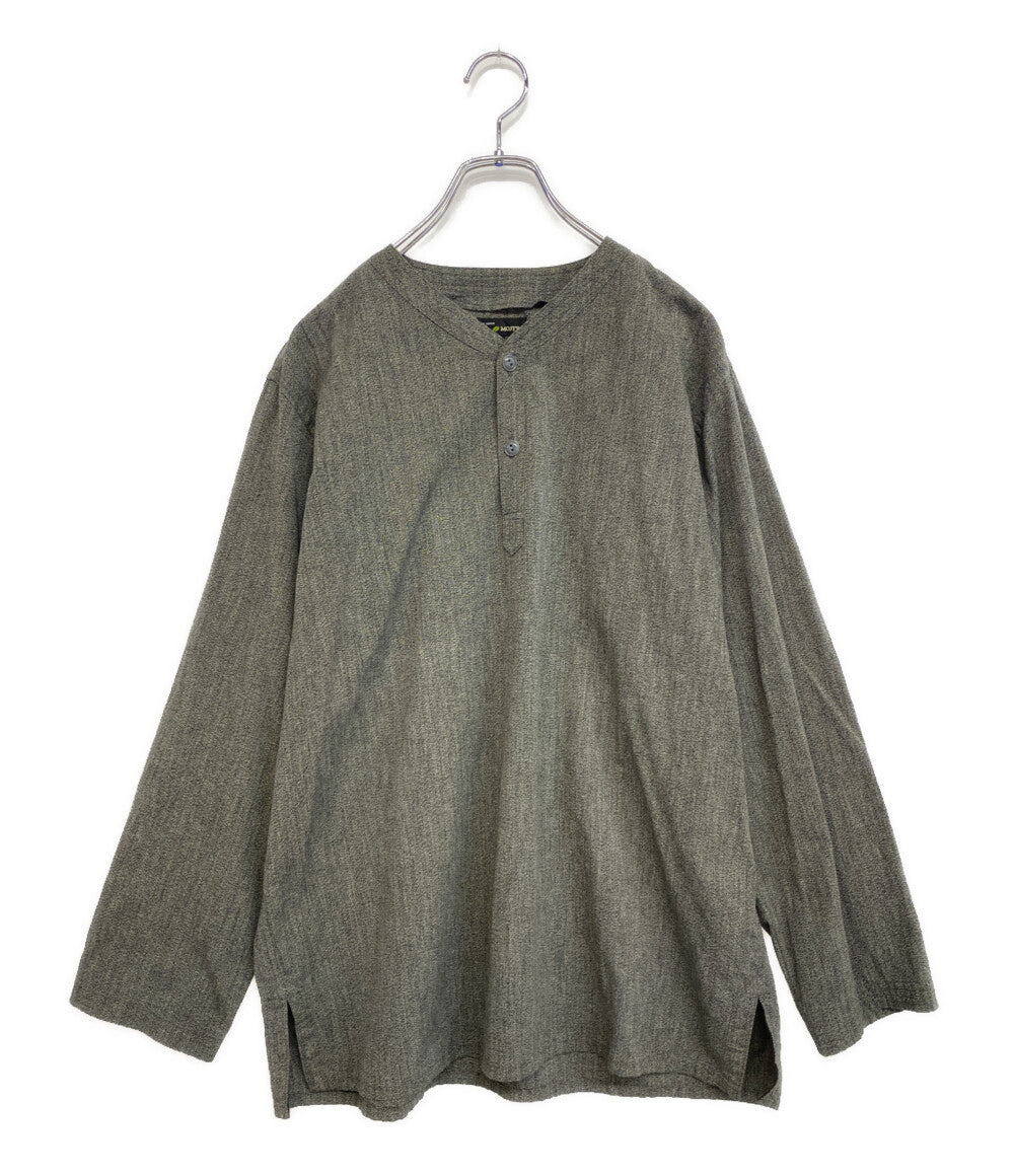 美品 MOJITO モヒート 長袖シャツ プルオーバー SLEEPING SHIRT 1954 ブラック メンズ SIZE M