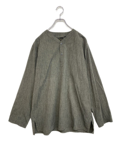 美品 MOJITO モヒート 長袖シャツ プルオーバー SLEEPING SHIRT 1954 ブラック メンズ SIZE M