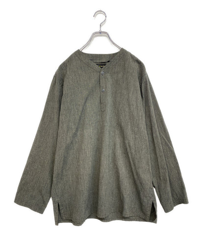 美品 MOJITO モヒート 長袖シャツ プルオーバー SLEEPING SHIRT 1954 ブラック メンズ SIZE M