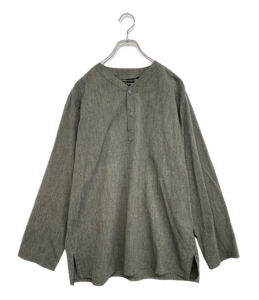 美品 MOJITO モヒート 長袖シャツ プルオーバー SLEEPING SHIRT 1954 ブラック メンズ SIZE M
