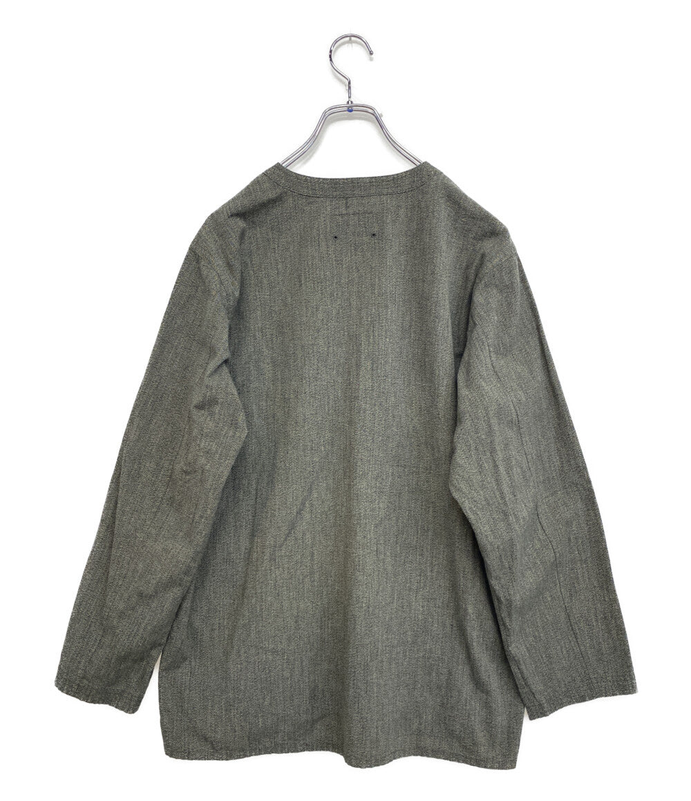 美品 MOJITO モヒート 長袖シャツ プルオーバー SLEEPING SHIRT 1954 ブラック メンズ SIZE M