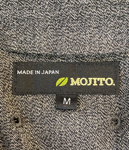 美品 MOJITO モヒート 長袖シャツ プルオーバー SLEEPING SHIRT 1954 ブラック メンズ SIZE M