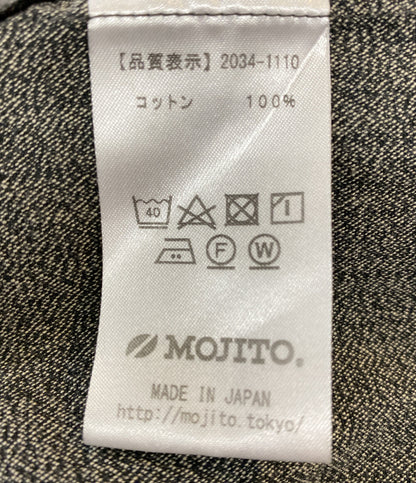 美品 MOJITO モヒート 長袖シャツ プルオーバー SLEEPING SHIRT 1954 ブラック メンズ SIZE M