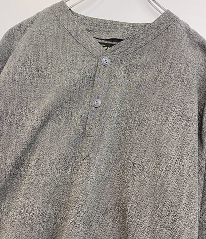 美品 MOJITO モヒート 長袖シャツ プルオーバー SLEEPING SHIRT 1954 ブラック メンズ SIZE M