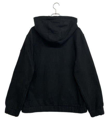 MONCLER パーカー zip cardigan スウェット ブラック メンズ SIZE L モンクレール