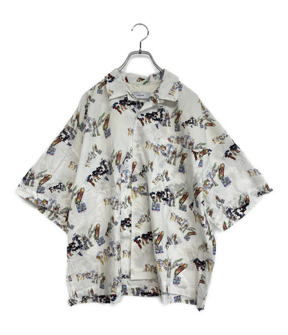 美品 FACETASM 半袖シャツ EYE GRAPHIC BIG SHORT SLEEVE SHIRT ABH-SH-U02 メンズ SIZE 5 ファセッタズム