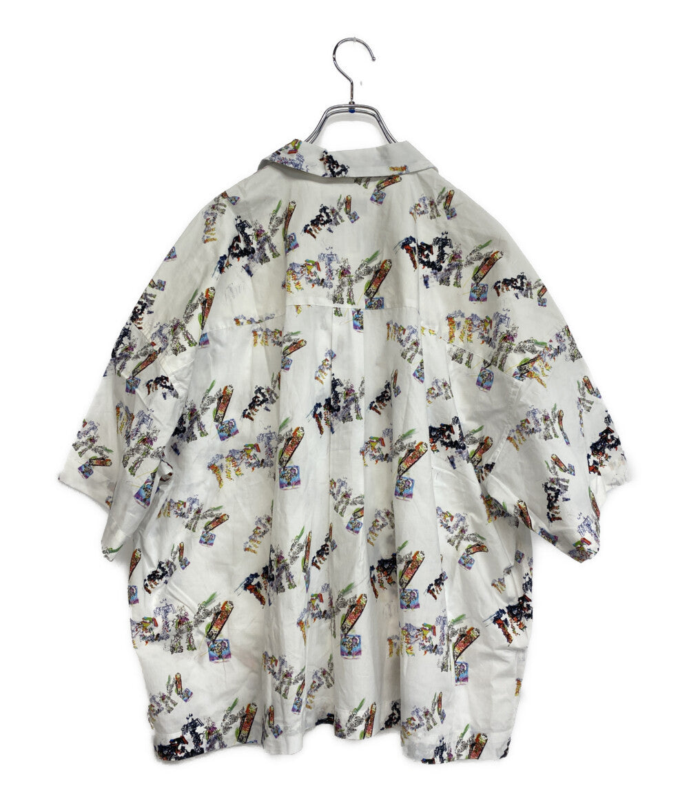 美品 FACETASM 半袖シャツ EYE GRAPHIC BIG SHORT SLEEVE SHIRT ABH-SH-U02 メンズ SIZE 5 ファセッタズム