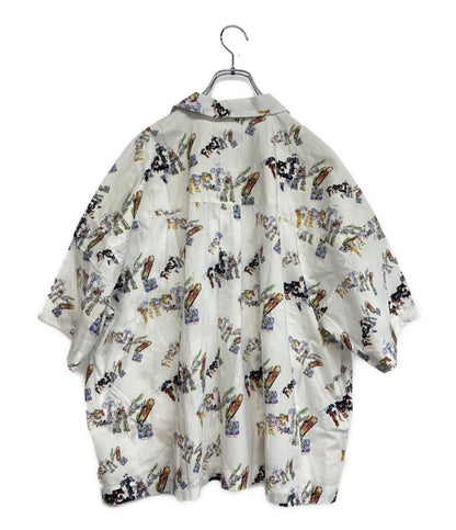 美品 FACETASM 半袖シャツ EYE GRAPHIC BIG SHORT SLEEVE SHIRT ABH-SH-U02 メンズ SIZE 5 ファセッタズム