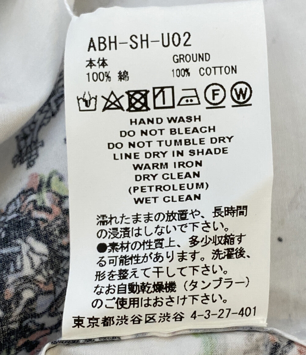 美品 FACETASM 半袖シャツ EYE GRAPHIC BIG SHORT SLEEVE SHIRT ABH-SH-U02 メンズ SIZE 5 ファセッタズム