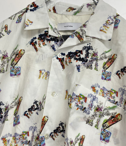 美品 FACETASM 半袖シャツ EYE GRAPHIC BIG SHORT SLEEVE SHIRT ABH-SH-U02 メンズ SIZE 5 ファセッタズム