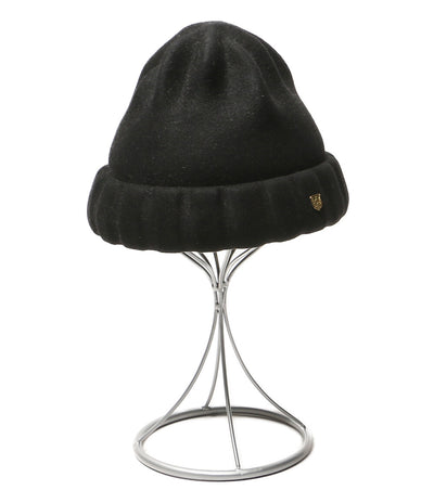 美品 WABISABISM ワビサビズム ハット WATCH CAP FORM ブラック 箱付き メンズ SIZE M
