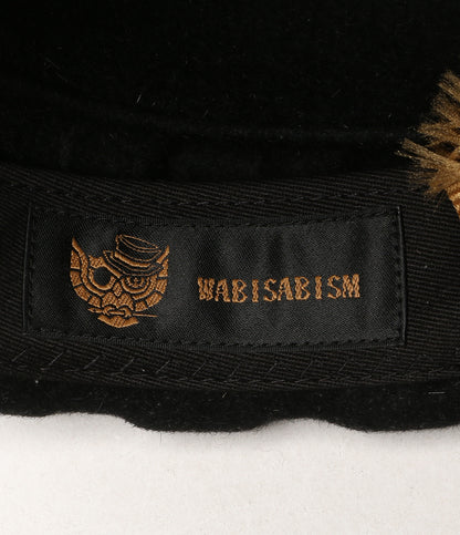 美品 WABISABISM ワビサビズム ハット WATCH CAP FORM ブラック 箱付き メンズ SIZE M