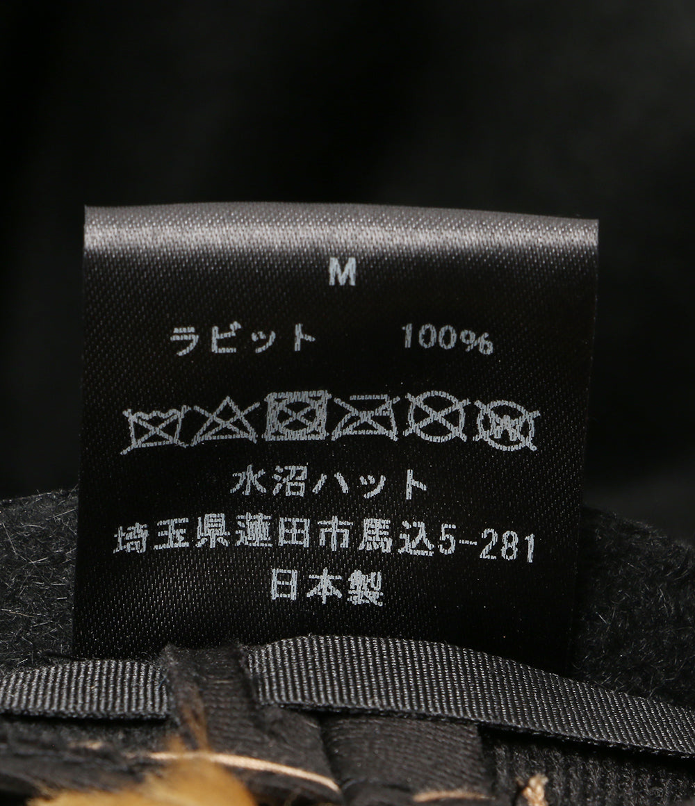 美品 WABISABISM ワビサビズム ハット WATCH CAP FORM ブラック 箱付き メンズ SIZE M