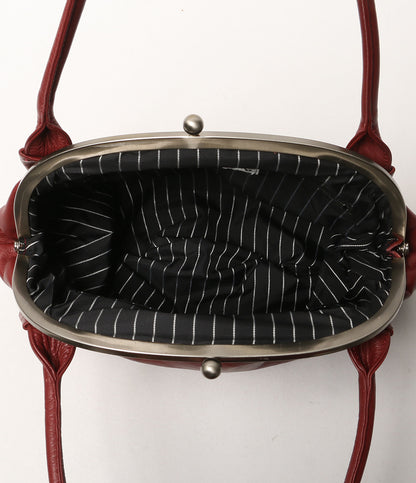 JEAN PAUL GAULTIER ハンドバッグ レザーがま口ハンドバッグ レディース ジャンポール・ゴルチェ