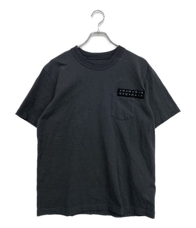 sacai 半袖Ｔシャツ スタッズコットンTシャツ チャコール 25AW 25-01133S メンズ SIZE 2 サカイ