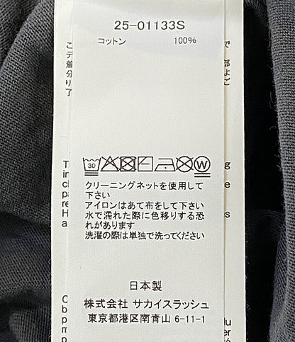 sacai 半袖Ｔシャツ スタッズコットンTシャツ チャコール 25AW 25-01133S メンズ SIZE 2 サカイ