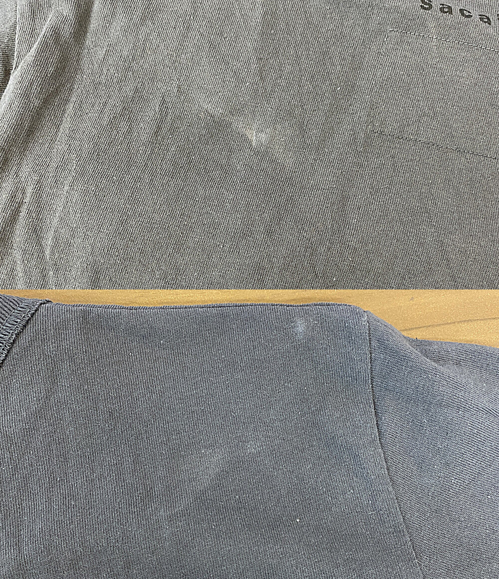 sacai 半袖Ｔシャツ スタッズコットンTシャツ チャコール 25AW 25-01133S メンズ SIZE 2 サカイ