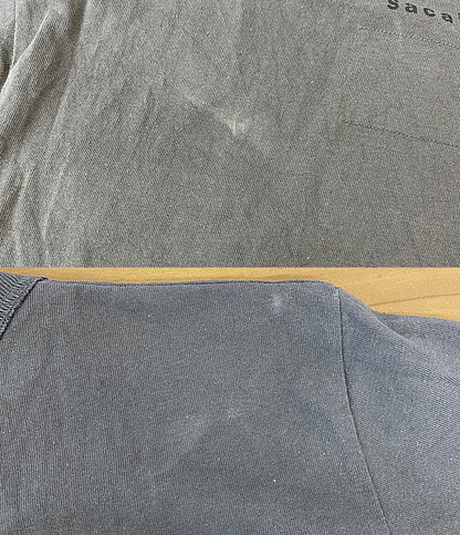 sacai 半袖Ｔシャツ スタッズコットンTシャツ チャコール 25AW 25-01133S メンズ SIZE 2 サカイ
