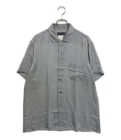 YOHJI YAMAMOTO POUR HOMME 半袖シャツ レーヨンポリエステルとろみシャツ archive 02SS HE-B48-206 メンズ SIZE 3 ヨウジヤマモトプールオム