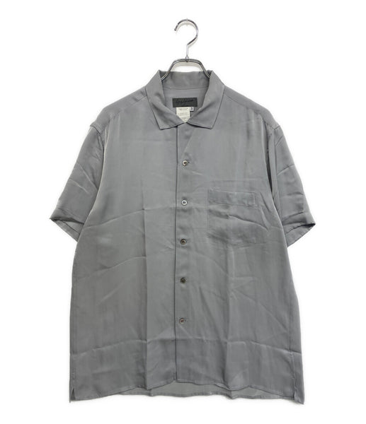 YOHJI YAMAMOTO POUR HOMME 半袖シャツ レーヨンポリエステルとろみ