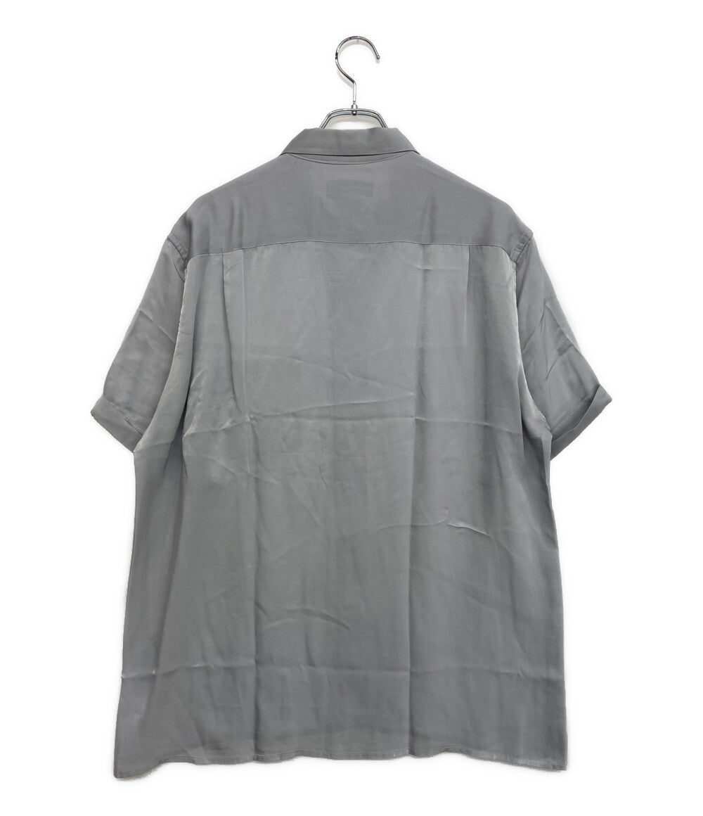 YOHJI YAMAMOTO POUR HOMME 半袖シャツ レーヨンポリエステルとろみ