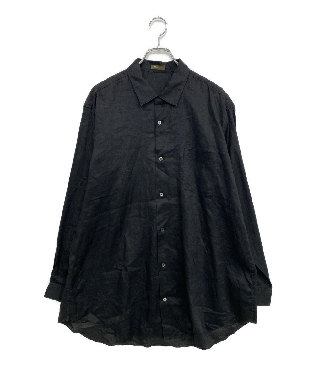 Y's for men 長袖シャツ リネンオープンカラーシャツ archive 00S MQ