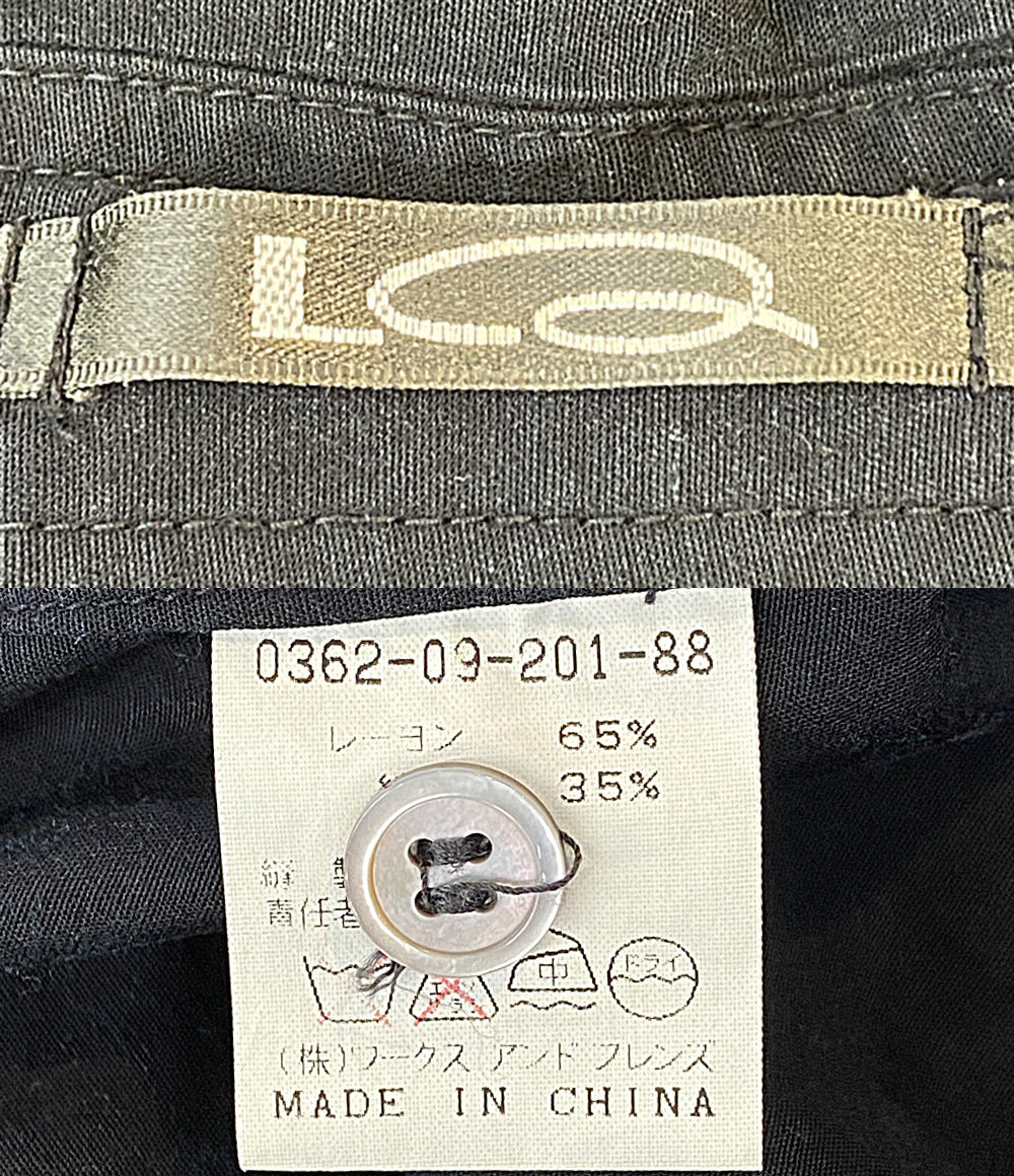 LQ MEN YOHJI YAMAMOTO 長袖シャツ レーヨン混 刺しゅう長袖シャツ