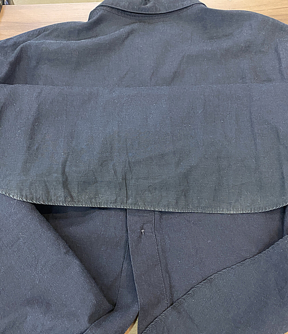 LQ MEN YOHJI YAMAMOTO 長袖シャツ レーヨン混 刺しゅう長袖シャツ archive 0362-09-201-88 メンズ SIZE - ヨウジヤマモト