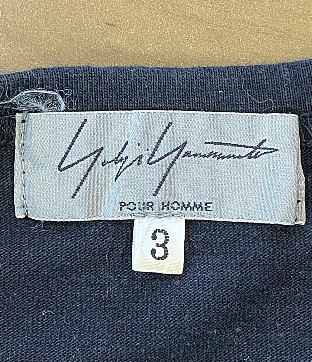 YOHJI YAMAMOTO POUR HOMME 半袖Tシャツ 刺繍メッセージカットソー