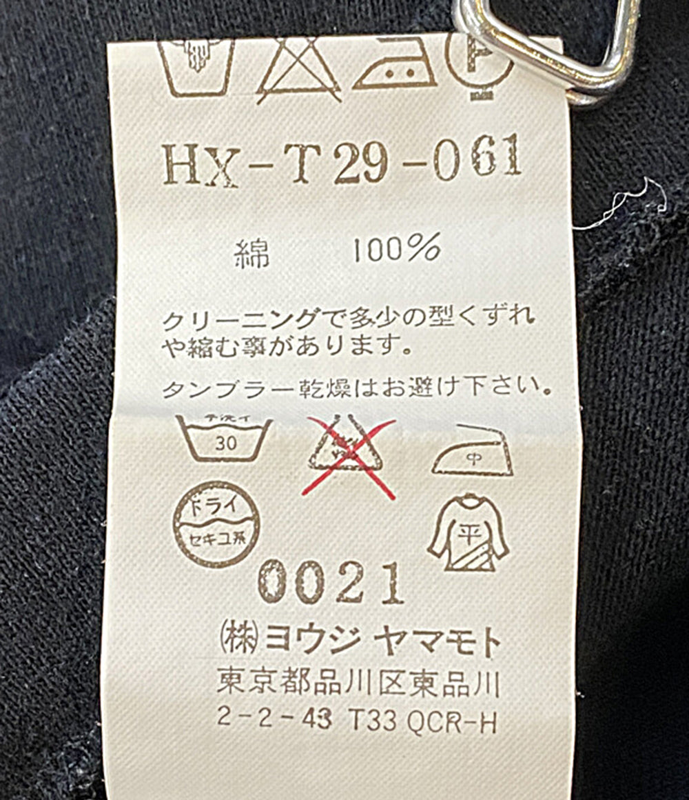 YOHJI YAMAMOTO POUR HOMME 半袖Tシャツ 刺繍メッセージカットソー
