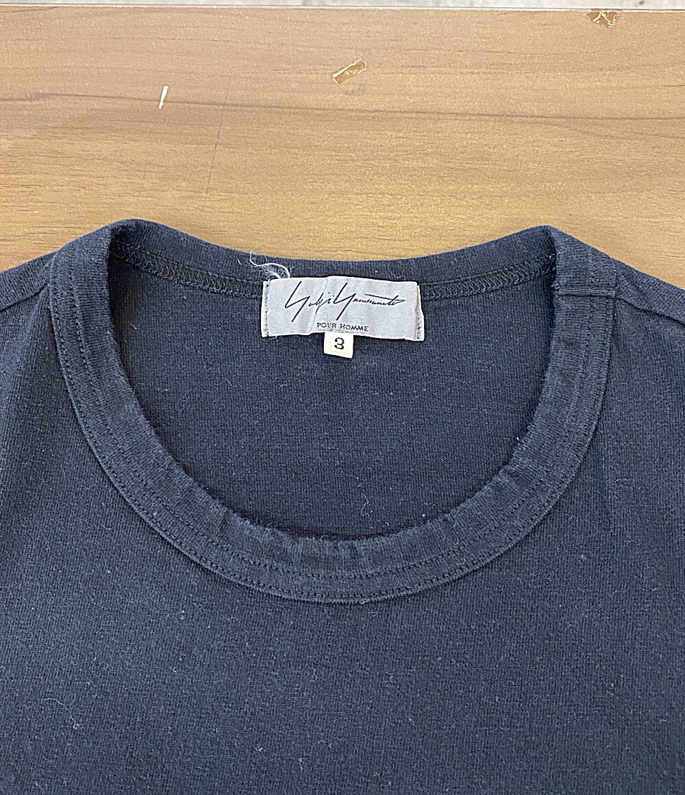 YOHJI YAMAMOTO POUR HOMME 半袖Tシャツ 刺繍メッセージカットソー