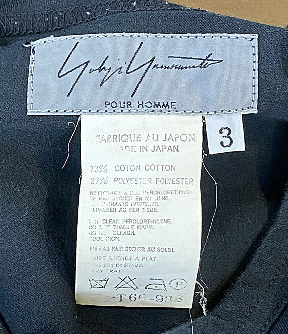 YOHJI YAMAMOTO POUR HOMME 半袖シャツ コットンポリプルオーバーシャツ archive 00S メンズ SIZE 3 ヨウジヤマモトプールオム