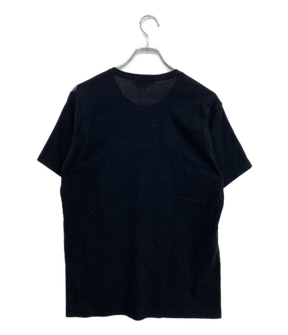 YOHJI YAMAMOTO POUR HOMME 半袖Tシャツ 刺繍メッセージカットソー YOHJI YAMAMOTO POUR HOMME 半袖Tシャツ 刺繍メッセージカットソー