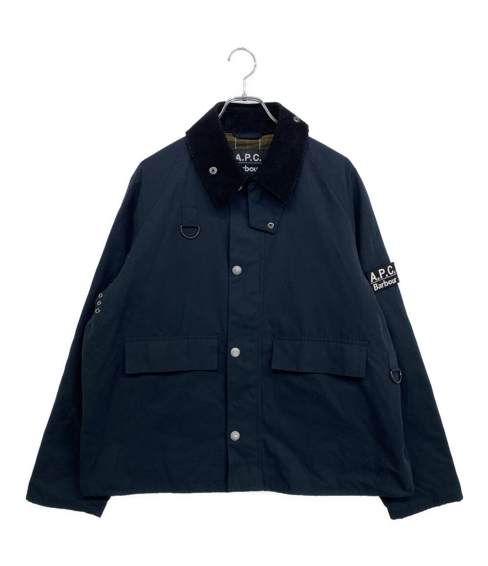 BARBOUR ジャケット ×A.P.C. MODIFIED SPEY JACKET ネイビー 25SS 251MCAS172 メンズ SIZE XL バブアー
