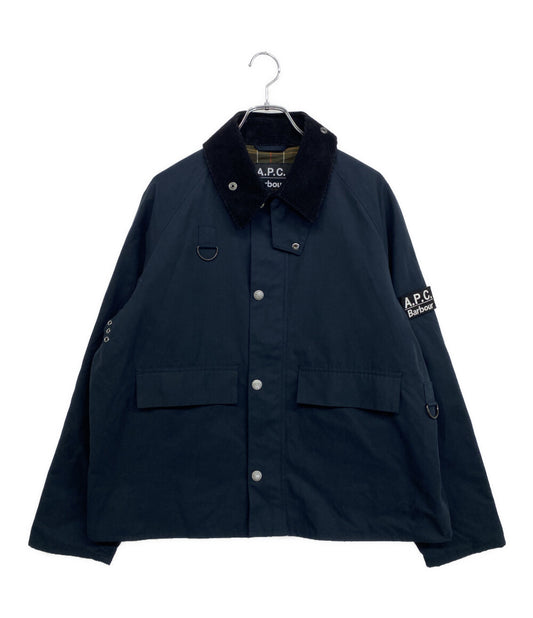 BARBOUR ジャケット ×A.P.C. MODIFIED SPEY JACKET ネイビー 25SS 251MCAS172 メンズ SIZE XL バブアー