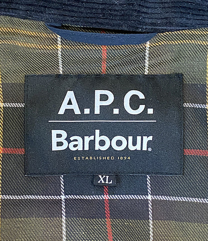 BARBOUR ジャケット ×A.P.C. MODIFIED SPEY JACKET ネイビー 25SS 251MCAS172 メンズ SIZE XL バブアー
